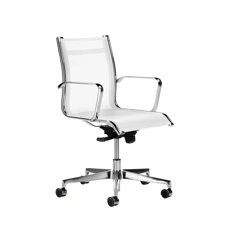 Poltrona direzionale Pollux PLD bianco con braccioli inclusi