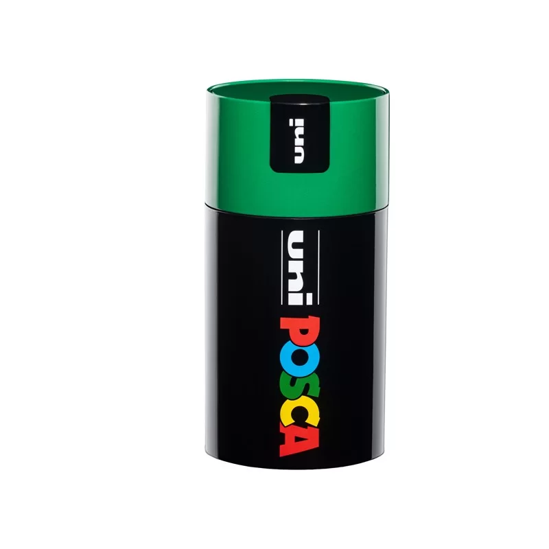 Gift Box c/coperchio verde 18 marcatori Uni Posca PC5M p. media col.ass. UNI