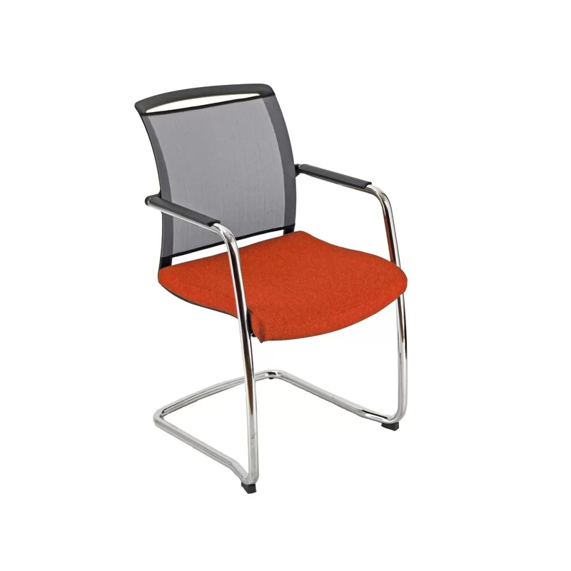 Seduta attesa Zoe ZOES ruggine/grigio con braccioli inclusi