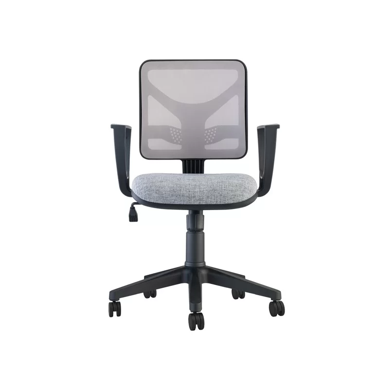 Seduta operativa Pentagon Y10 PNBE grigio/grigio con braccioli regolabili