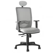 Seduta operativa Nathan NHATPG grigio/ grigio braccioli regolabili+poggiatesta FUORI CATALOGO