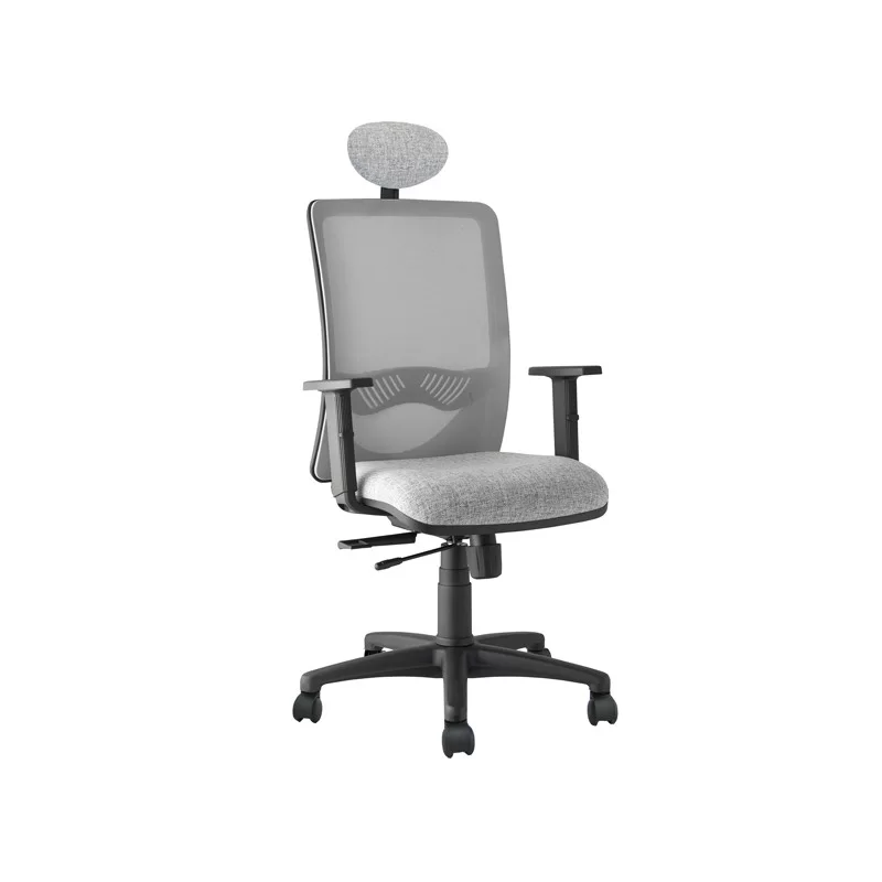 Seduta operativa Nathan NHATPG grigio/ grigio braccioli regolabili+poggiatesta FUORI CATALOGO