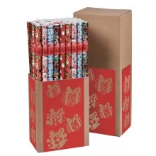 Rotolo carta regalo 2x0,70mt fantasie assortite natale Sadoch (Conf.50) FUORI CATALOGO