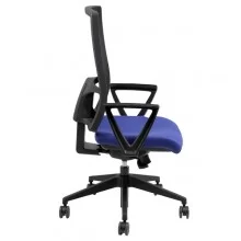 Seduta operativa Nereide NDAE blu con braccioli fissi FUORI CATALOGO