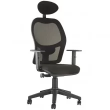 Seduta operativa Hubble HUHUPG nero con braccioli regolabili e poggiatesta FUORI CATALOGO