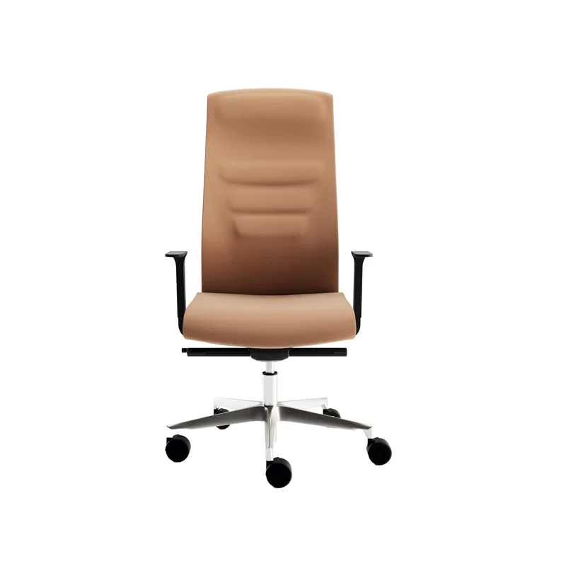 Poltrona direzionale Shield SEA arancio con braccioli regolabili