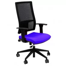 Seduta operativa Nereide NDA blu con braccioli regolabili FUORI CATALOGO