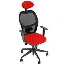 Seduta operativa Hubble HUHUPG rosso con braccioli regolabili e poggiatesta FUORI CATALOGO