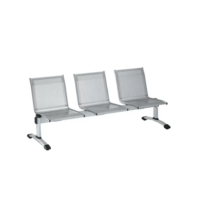 Panca attesa Plexus PS3P 3 posti grigio senza braccioli