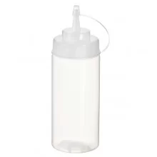 Squeeze bottle trasparente per salse 500ml Leone