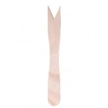 100 Forchettine monouso in legno 8,5 cm Signor Bio