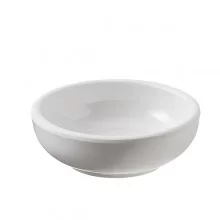 Ciotolina tonda fingerfood in melamina bianca Ø7x3,5 cm Leone