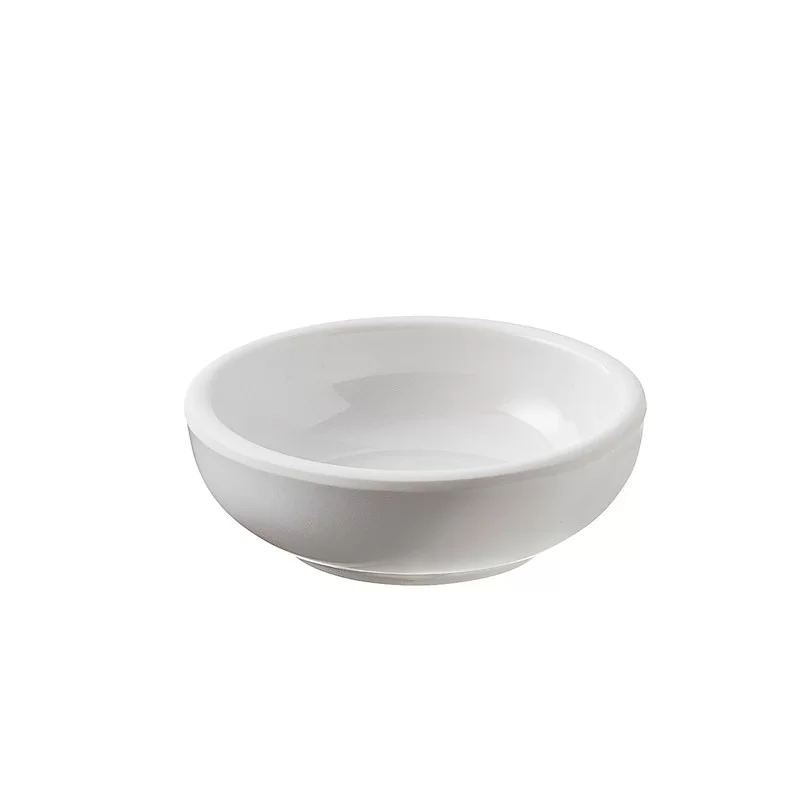 Ciotolina tonda fingerfood in melamina bianca Ø7x3,5 cm Leone