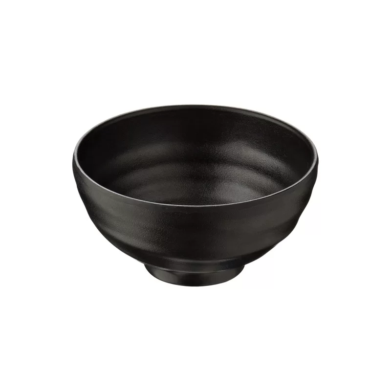 Ciotola nera in melamina Ø11,4x5,8cm Leone