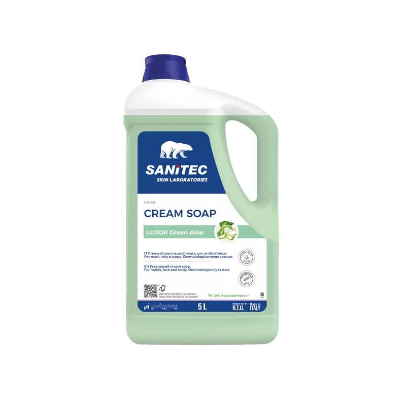 Crema di sapone Luxor Green Aloe 5Lt Sanitec