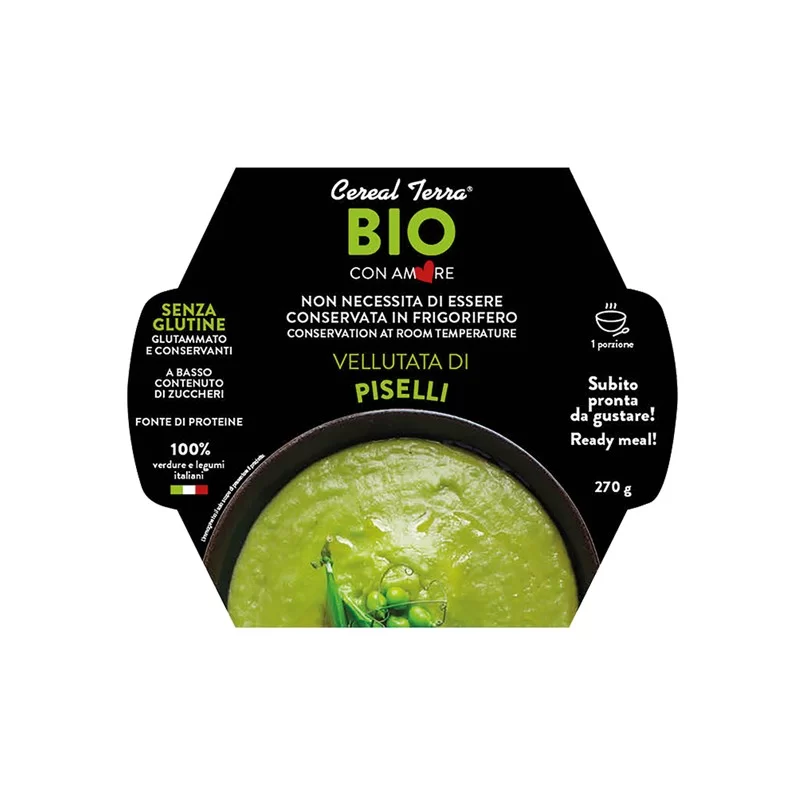Vellutata di piselli in confezione da 300gr - Cereal Terra (Conf.6)