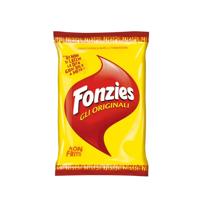Sacchetto 40gr Fonzies croccantini di mais al formaggio (Conf.50)