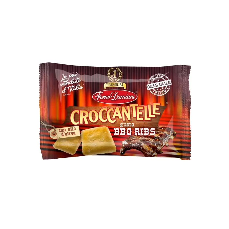 Sacchetto 35gr Croccantelle gusto BBQ Ribs (Conf.50)
