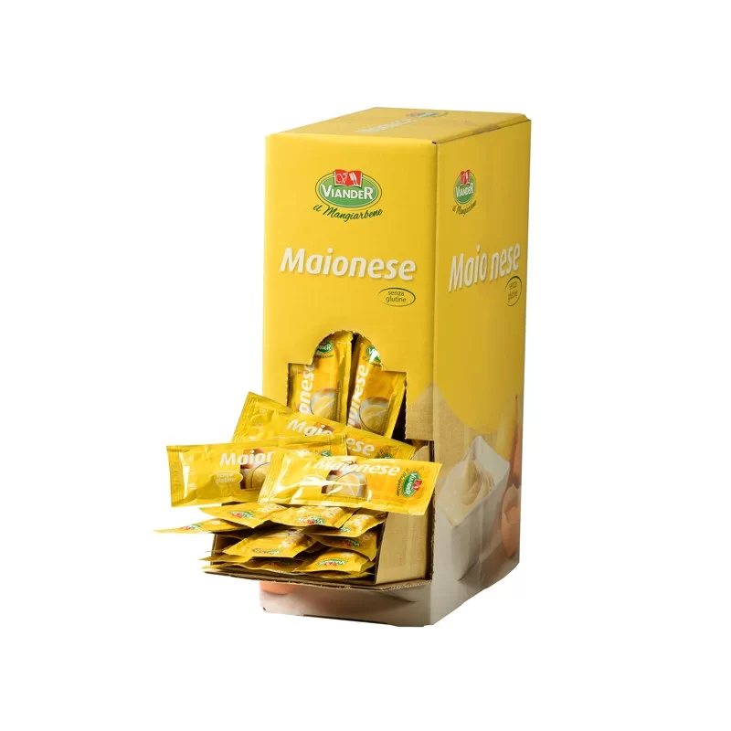 Confezione 250 bustine monodose da 15gr Maionese Viander