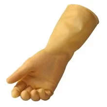 Coppia di guanti in lattice NON felpato R92 tg. M Giallo Reflexx FUORI CATALOGO