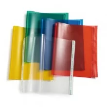 Coprilibro Glass PP neutro goffrato c/biadesivo 50x31cm RiPlast (Conf.20)