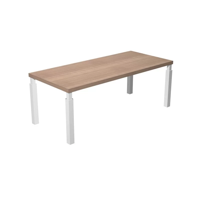 Scrivania dir. 180x90cm PRESTIGE QUADRO Ciliegio Arabis/bianco