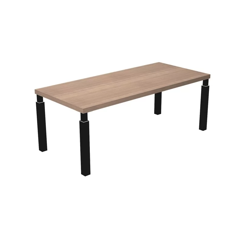 Scrivania dir. 180x90cm PRESTIGE QUADRO Ciliegio arabis/nero