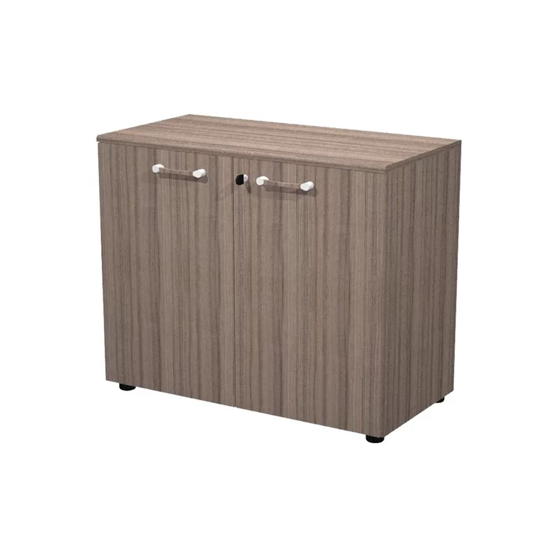 Mobile basso con ante ELEGANCE 90x45,2x75Hcm Noce Toscano