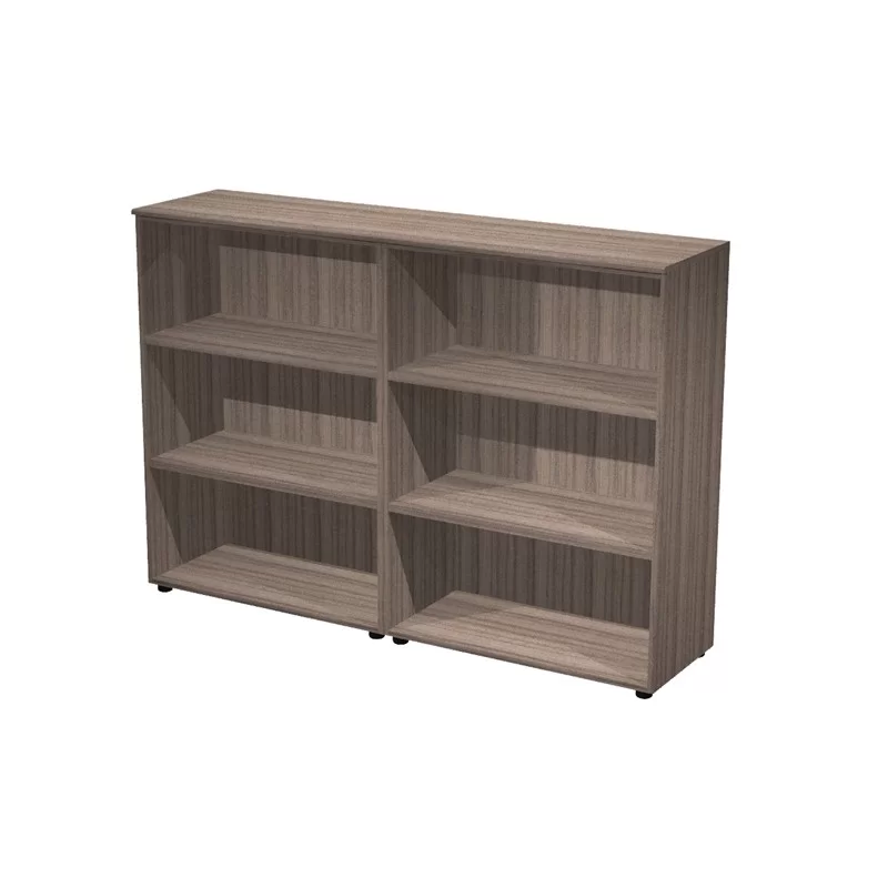 Coppia mobili medi ELEGANCE 180x45,3x126,2Hcm Noce Toscano