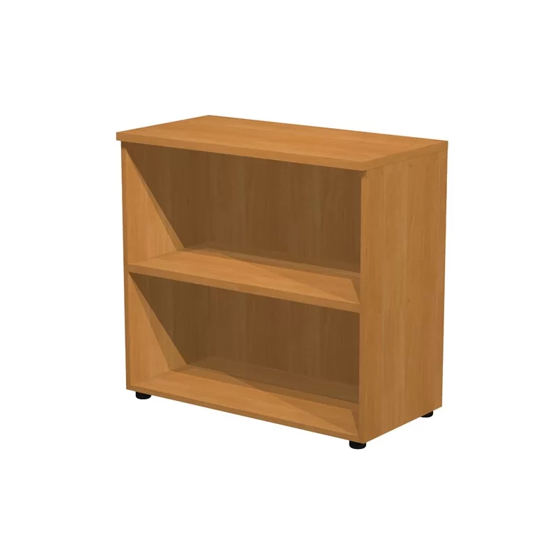 Armadio modulare basso a giorno 90x44cm - H85cm noce chiaro