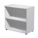 Armadio modulare basso a giorno 90x44cm - H85cm grigio