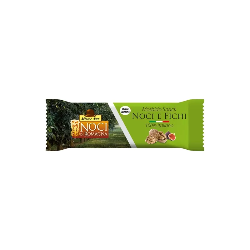 Barretta Morbida Fichi e noci 30g Mister Nut (Conf.24)