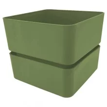 Vaso Veleta 0.75lt verde oliva TeraPlast FUORI CATALOGO
