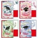 Biglietto auguri portasoldi Laurea 4 soggetti assortiti Kartos (Conf.12) FUORI CATALOGO