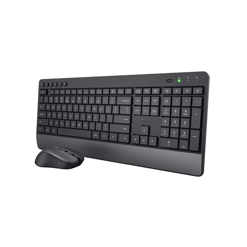Set tastiera wireless + mouse wireless ultrasilenziosa Trezo - Trust