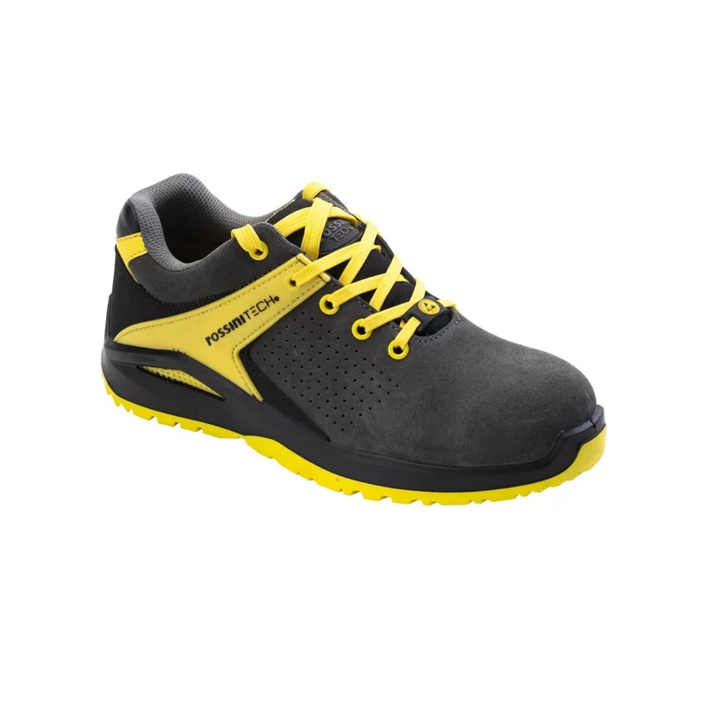 Calzatura di sicurezza S1P Kandhar grigio/giallo N°40 Rossini