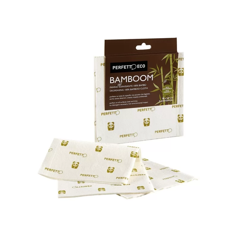 Confezione da 2 panni multiuso Bamboom 38x38cm Perfetto