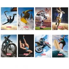 Maxiquaderno A4 20fg+1 80gr 4mm Enjoy Sport 2023 Blasetti (Conf.10)