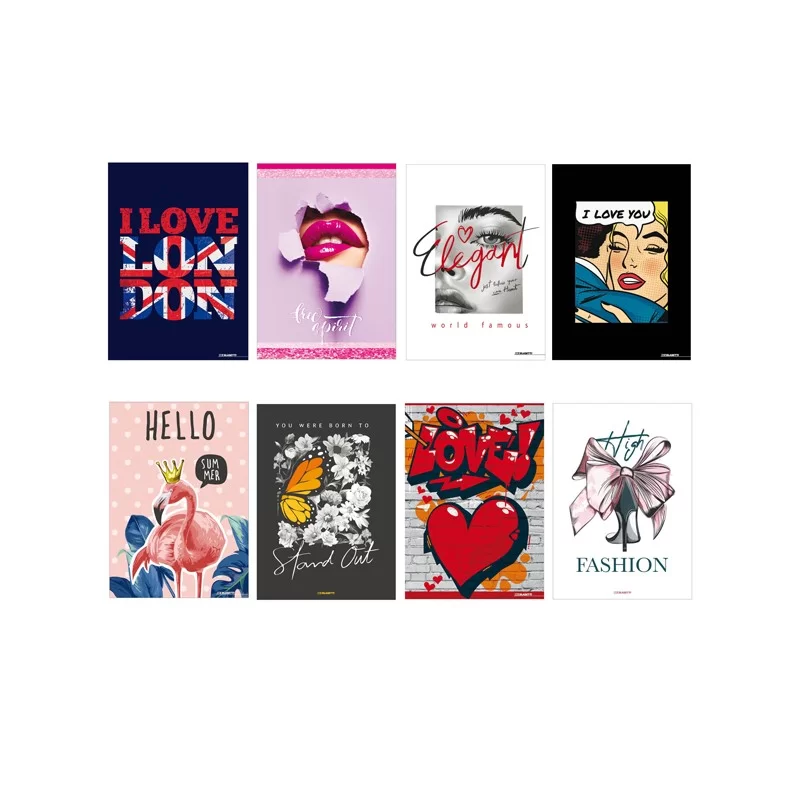 Maxiquaderno A4 20fg+1 80gr 1 rigo c/margine Teen Girl 2023 Blasetti (Conf.10) FUORI CATALOGO