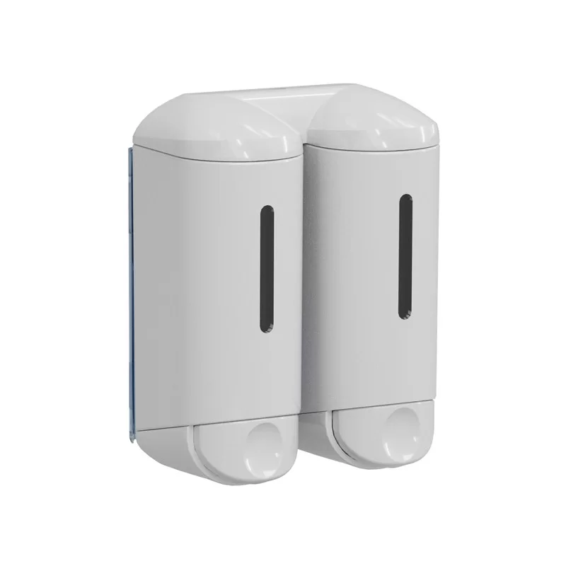 Dispenser a muro per sapone liquido 0,17lt bianco Double Shower Small MAR PLAST