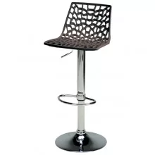 Sgabello Spider Gas in policarbonato moka lucido Grandsoleil FUORI CATALOGO