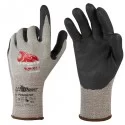 Guanti di protezione CUT taglia 10 grigio nero c/polsino nero U-Power (Conf.12)