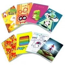 Maxiquaderno A4 80gr 40+2fg rigo di 3a assortimento Bimbo Pigna (Conf.10)