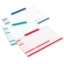 Desk Planner Monocromo da scrivania 42x29,5cm colori assortiti Pigna (Conf.3)