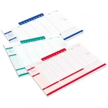 Desk Planner Monocromo da scrivania 42x29,5cm colori assortiti Pigna (Conf.3)