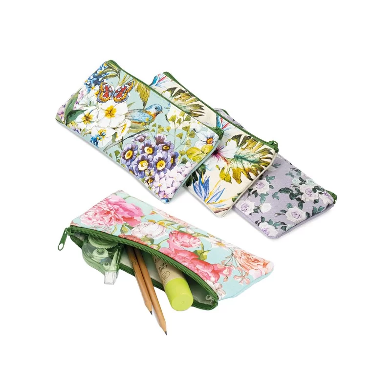 Bustina Nature Flowers in tessuto 22x10cm fantasie assortite Pigna (Conf.24)