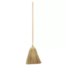 Scopa di saggina con manico in legno 30 x 140cm Verdemax