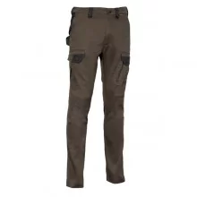 Pantalone Jember Super strech Taglia 52 fango/nero Cofra FUORI CATALOGO