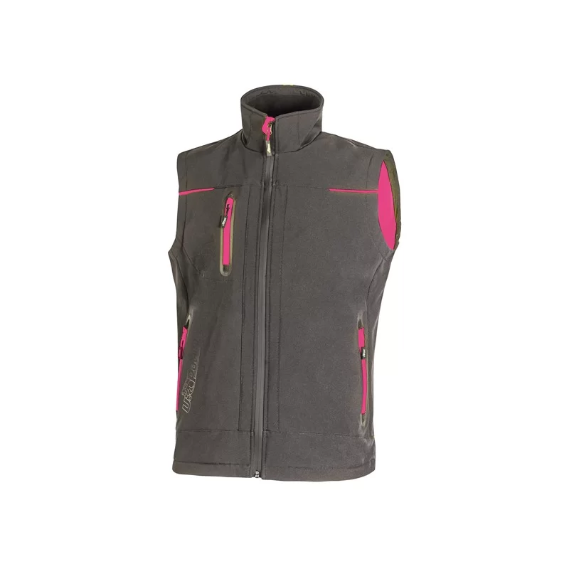 Gilet donna Universe Lady grigio-fucsia Taglia XL U-power FUORI CATALOGO