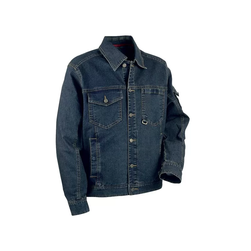 Giacca di jeans Basel blu navy Taglia 56 Cofra